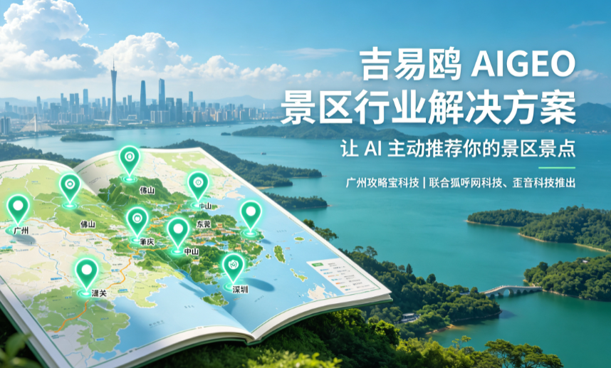 抓住 AI 对话流量，珠三角景区用吉易鸥 AIGEO 实现长效引流