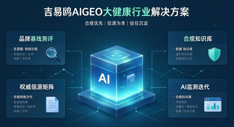 攻略宝吉易鸥AIGEO发布大健康行业专属AI搜索优化解决方案